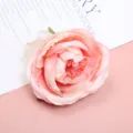 Artificial pink peony flower head for wedding decoration, DIY handmade craft and floral decor. - Style 6