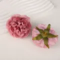 Künstliche rosa Pfingstrose Rosen Blütenköpfe für Hochzeit DIY Kopfbedeckung Hotel Dekoration - Magenta