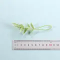 Hoja de planta verde artificial accesorio de decoración para fotografía de bodas y arreglos - Estilo 10