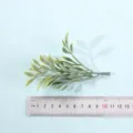 Hojas de plantas artificiales rama verde para decoración del hogar boda fiesta escenario - Estilo 12