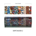 Japanisches Washi Tape Set 10 Rollen Vintage Blumen dekoratives Klebeband für Tagebuch DIY - Stil 2