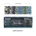 Vintage Blumen Washi Tape Set, 10 Rollen dekorative Klebebänder für Tagebuch DIY Basteleien. - Stil 3