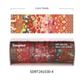 10 Rollen Vintage Blumen Washi Tape Set für DIY Scrapbook, dekoratives Klebeband Masking. - Stil 4