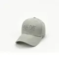 Graue bestickte Baseballkappe lässige weiche Dad Hat mit Vorderseite Stickerei - Verstellbar / Grau