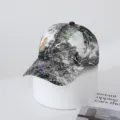 Elegante Strass-Libellen-Baseballkappe mit einzigartigem Batik-Design für Freizeit und Outdoor. - Verstellbar / Schwarz