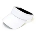 Détail chapeau pare-soleil blanc, large bord, léger et respirant pour le sport en plein air. - Réglable / Blanc