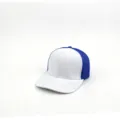 Weiß blaue Snapback Kappe atmungsaktiv schnelltrocknend Hip Hop Hut für Outdoor Sport. - Blau und Weiß