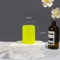 Neon yellow nylon hair roller curler styling tool 4.0x6.2cm for bangs wave styling daily - 6 Pieces Pack / Neon Yellow