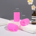Pink plastic hair roller, fluffy hair styling tool, smooth cylinder curler for volume. - 6 Pcs Pack (4.4cm) / Pink
