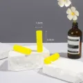 Plastic hair rollers with styling pins, bright yellow smooth cylinder design for bangs and curls. - 1.6cm (14 Pieces) / Yellow