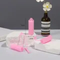 Pink sponge hair rollers with plastic clips lazy magic hair curlers for women home styling - 12 Pieces/Pack / Pink