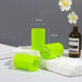 Green plastic hair roller curler, 4.4x6.8cm breathable hair styling tool for volume. - 6 Pcs Pack (4.4cm) / Green