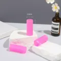 Pink plastic hair rollers set for bangs and styling, lightweight and easy to use daily. - 8 Pieces/Pack / Pink