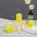 Sleep hair roller sponge frame soft curler for natural volume bangs and styling tool accessory. - 6 Pack (4.0cm) / Yellow