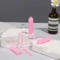 Pink sponge hair roller with plastic frame for easy curling, gentle on hair styling tools. - 14 Pieces/Pack / Pink