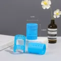 Korean style blue plastic hair rollers set for fluffy bangs and stylish curls styling tool. - 4.4cm 6 Pack / Blue
