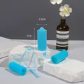 Blue sponge hair rollers with plastic frames, lightweight bangs curling tools for women. - Blue