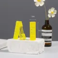 Plastic hair roller curler for bangs styling, yellow mesh hollow design for DIY hair styling tools. - 1.8 / Yellow