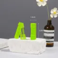 Green plastic hair roller curler tool, 1.6cm by 6.8cm size variant for fluffy hairstyles. - 1.6cm (14 Pieces) / Green