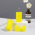 Plastic yellow hair rollers and curling tools for air bangs and styling, durable and lightweight. - 3.6cm (6 Pieces/Pack) / Yellow