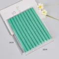 Green flexible hair rollers bendable styling rods soft foam curlers for wave hair styling - Universal Rod 2.0x24CM (10 Pieces/Pack in OPP) / Light Green