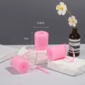 Pink sponge hair rollers set, soft foam curlers for lazy hair styling, fluffy air bangs curling tool. - 4.8cm 6 Pieces Pack / Pink