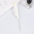 Professional steel pin tail comb for hair styling, highlighting, and parting. White color. - 21cm / White