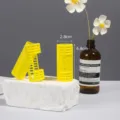 Yellow plastic hair roller curler for air bangs styling tool 2.8x6.8cm variant item - 2.8cm (8 pcs)