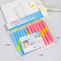 Sponge hair curlers soft styling sticks set, blue and pink foam curling rollers for styling. - Buckle Pearl Cotton Hair Roller Set