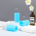 Professional blue plastic hair rollers curlers with pins for salon hair styling - Blue