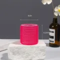 Hot pink nylon hair roller 6cm size curler for voluminous hair styling and salon daily care - 6.0cm 6 pcs/Pack / Random Color