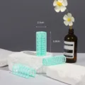 Mint green plastic hair rollers with teeth, 2.5x6.8cm portable styling hair curlers for women - 2.5cm (Pack of 10) / Green