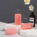 Pink self-grip hair rollers for voluminous bangs and soft curls styling tools set of multi pieces. - 6 Pieces (3.6cm) / Nude
