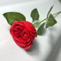 Kunstmatige zeep roos bloem enkele stel rode nep bloem decoratie voor thuis feest cadeau - Austin Rood