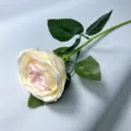 Kunstmatige rozenbloem kunststof zeeproos voor thuis bruiloft feest decoratie cadeau. - Austin Beige Roze