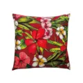 Tropical floral print velvet throw pillow cushion for living room sofa bedroom home decor red - Style 5