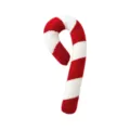 Cuscino natalizio rosso e bianco a forma di bastoncino di zucchero, cuscino in peluche divano. - Bastoncino di zucchero con cotone PP, 20*50 cm / Bastoncino di zucchero rosso
