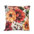 Decorative throw pillow cover with vibrant watercolor floral print for sofa living room. - Style 1 / 45*45cm (Throw Pillow Cover) Without Insert