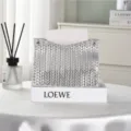 Silver woven leather tissue box creative napkin holder for living room desktop and dining table. - Customizable / Silver