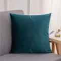 Federe per cuscino in velluto verde scuro tinta unita quadrata per divano letto moderno - 30*50 cm (federa + imbottitura in tessuto non tessuto) / Teal