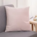 Fodera per cuscino in velluto rosa tinta unita copricuscino morbido decorativo divano - 30*50 cm (federa + imbottitura in tessuto non tessuto) / Rosa