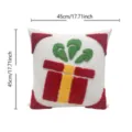 Christmas tufted pillow cover decorative cushion for sofa bed living room holiday decor - Style 4 / 45*45cm (Throw Pillow Cover) Without Insert