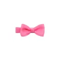 Detail view of the cute pink grosgrain ribbon hair bow clip for baby girls and kids. - Pink (2#)