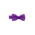 2-inch purple bow hair clip for kids and babies, handmade fabric non-slip hair accessories. - Purple (3#)