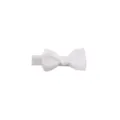Cute white bow hair clip for baby girls, solid fabric non-slip hairpin for daily styling. - Pure White (6#)