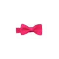 2-inch solid fabric hair bow clip for toddler girls cute handmade hair accessories - Bright Pink (20#)