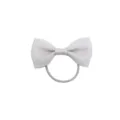 Dettaglio fiocco per capelli in nastro gros-grain bianco per accessorio acconciatura bambini. - Bianco (6#)