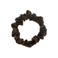 Dark Brown Satin Scrunchie Hair Tie Silky Elegant Hair Accessory for Women Daily - 11-1#