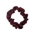 Fascia per capelli in raso bordeaux da donna, elastico per capelli morbido lucido vintage. - Codice 28