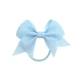 Elastico per capelli con fiocco azzurro chiaro per bambine ragazze accessori capelli - Blu Chiaro (8#)